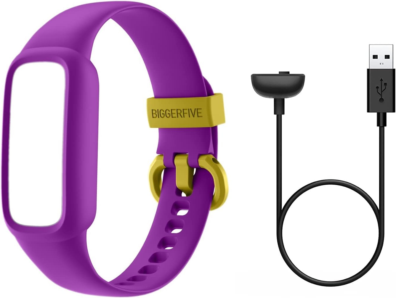 Charging Cable and Adjustable Replacement Straps Bands, Compatible with Vigor 2L Kids Fitness Tracker