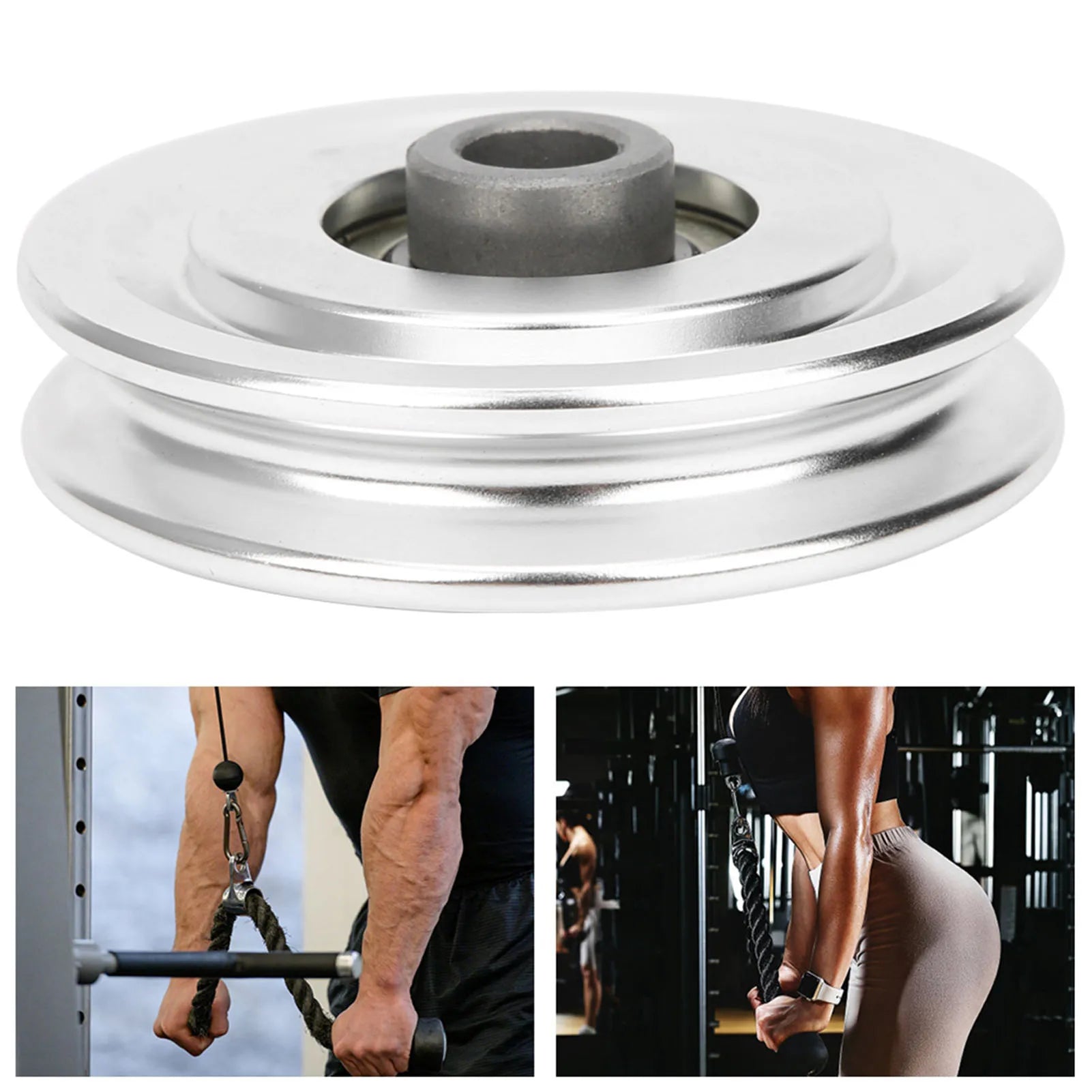 Aluminium Alloy Pulley Strength Training Exercise Hardware Fitness Equipment Accessories70Mm Diameter