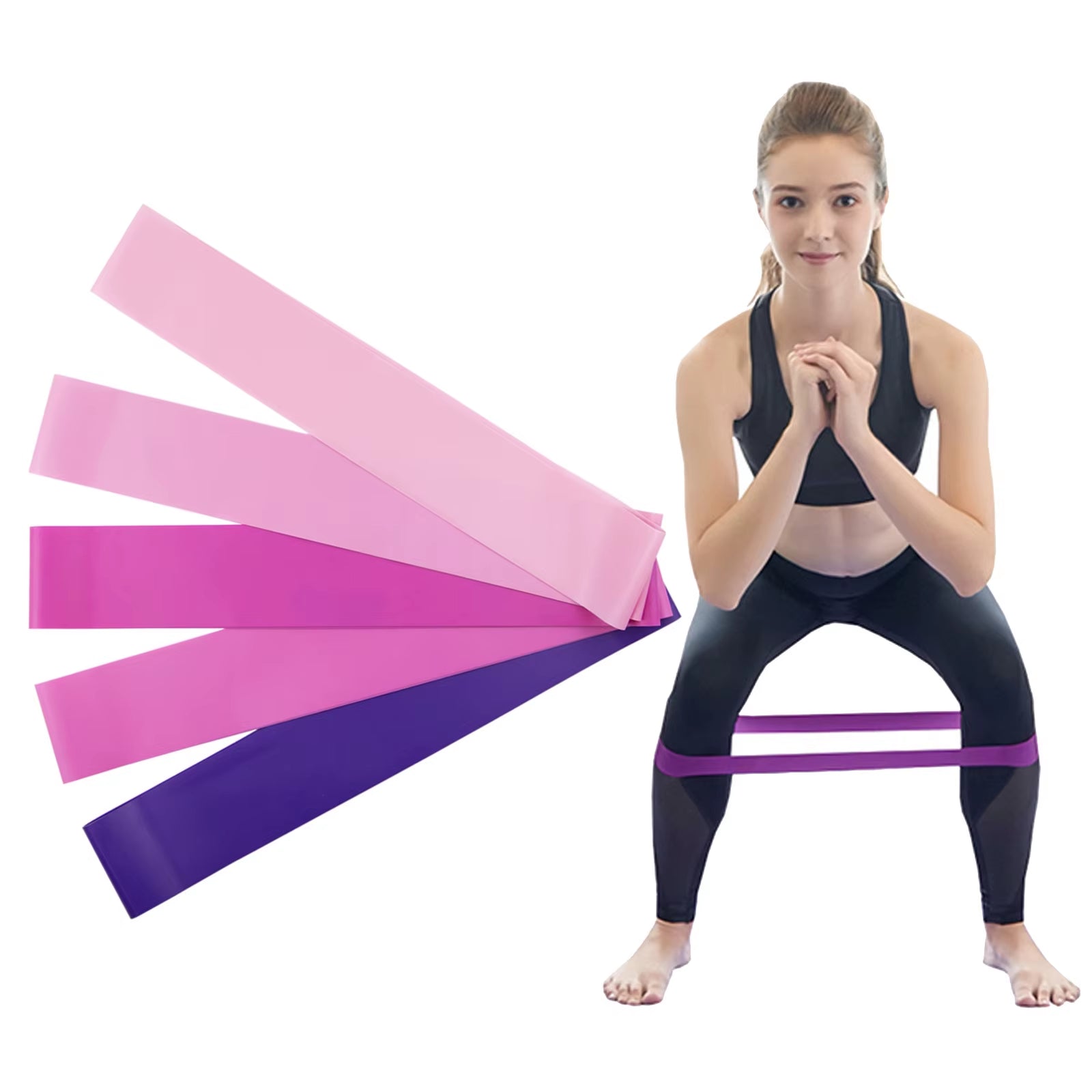 Fitness Training Chewing Gum Gym Resistance Band Pilates Exercise Rubber Mini Exercise Amount to Find Fitness Equipment