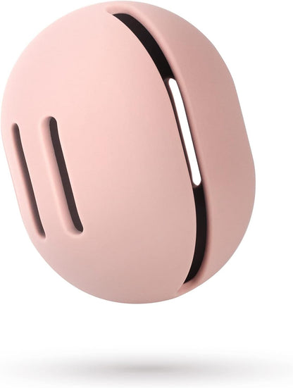 Makeup Sponge Holder – Shatterproof Eco-Friendly Silicone Beauty Make up Blender Case for Travel - Pink