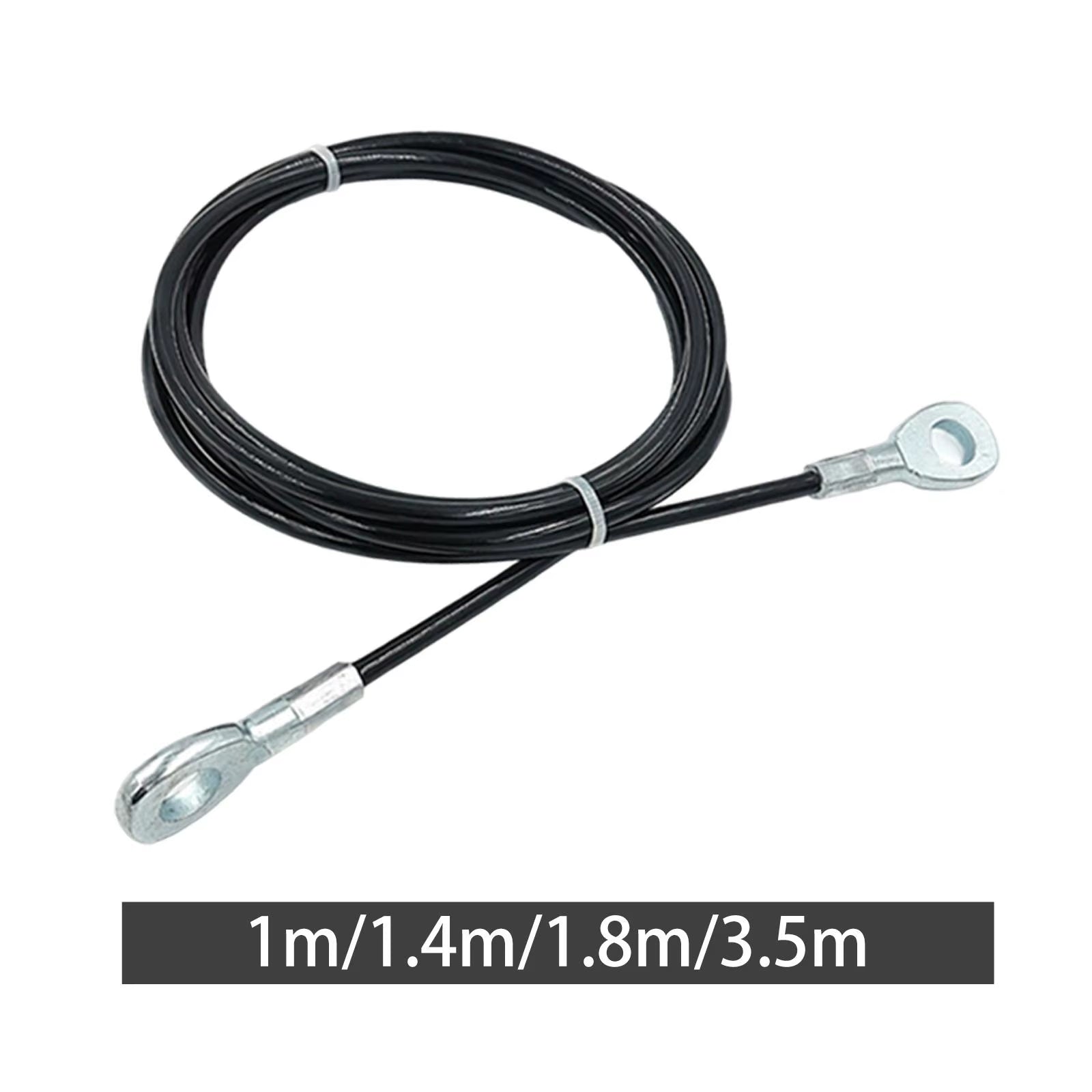 1M/1.4M/1.8M/3.5M Home Gym Cable 5Mm Steel Wire Rope Lifting Equipment Fitness Extension Cable for Lifting Training Pulley