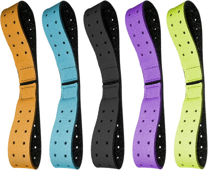 5 Pcs Replacement Armband Strap Heart Rate Monitor Band Soft Compatible with OTF, Orange Theory Fitness Adjustable Armband Strap (0.8 X 14.2 Inch)