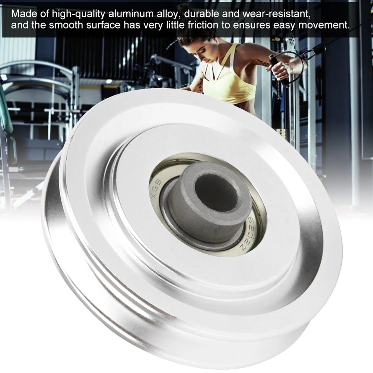 Aluminium Alloy Pulley Strength Training Exercise Hardware Fitness Equipment Accessories70Mm Diameter