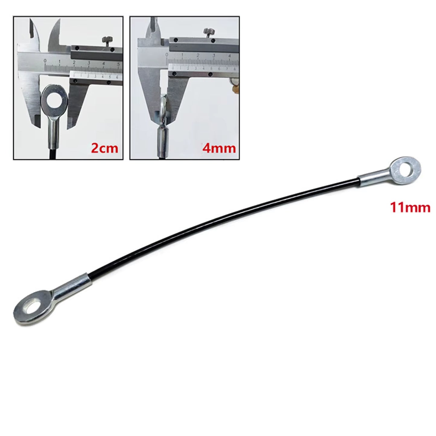 1M/1.4M/1.8M/3.5M Home Gym Cable 5Mm Steel Wire Rope Lifting Equipment Fitness Extension Cable for Lifting Training Pulley